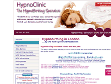 Tablet Screenshot of hypnoclinic.net